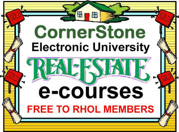 CornerStone Electronic University offers intensive education in several real estate areas, including: evictions, collections and valuing income property.